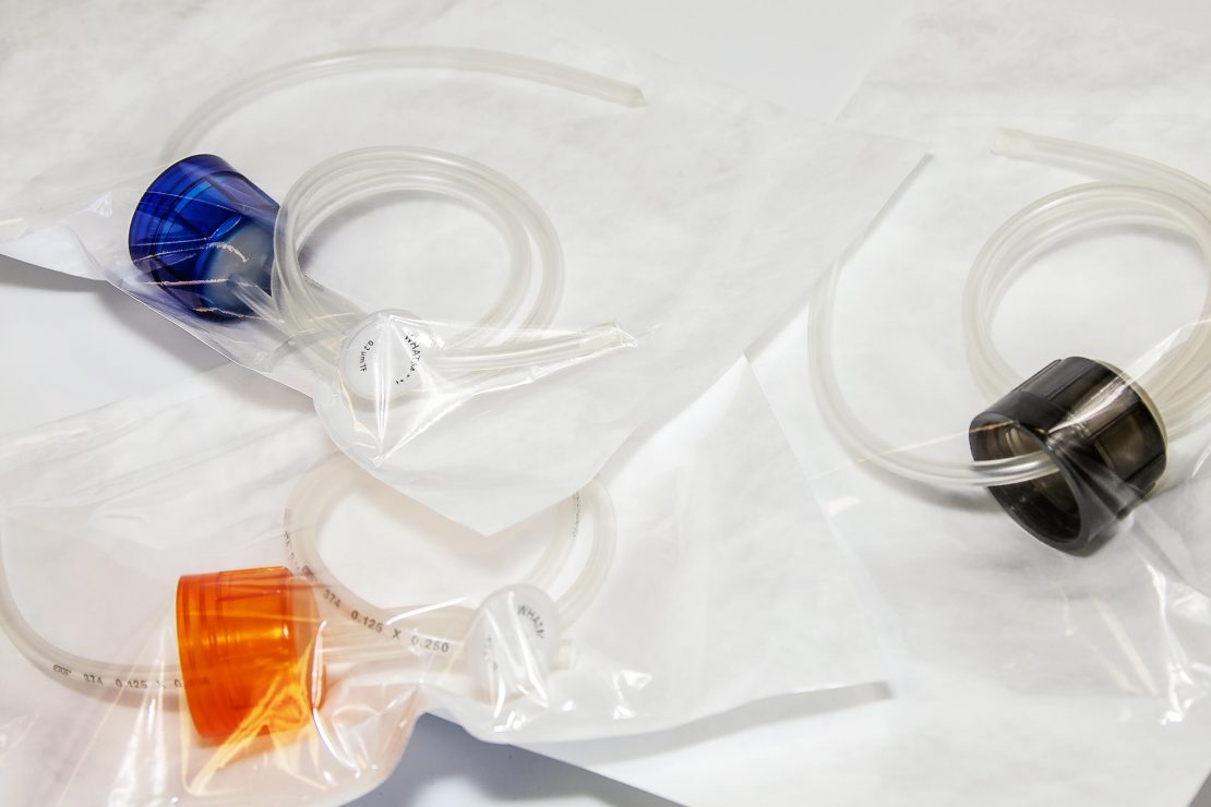 Media Transfer Color-Coded Cap System | Kitted Lab Technologies™